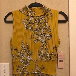 Nanette Lepore yellow floral dress